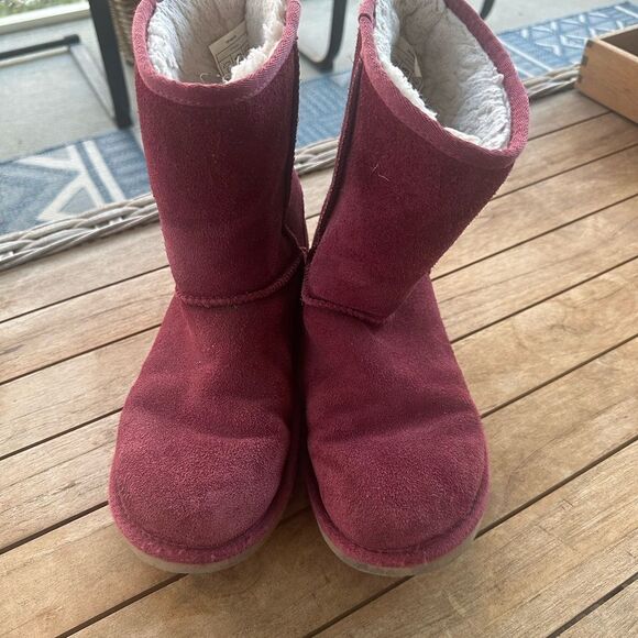 UGG by Koolabura Red Suede Boots 9 - Picture 2 of 9